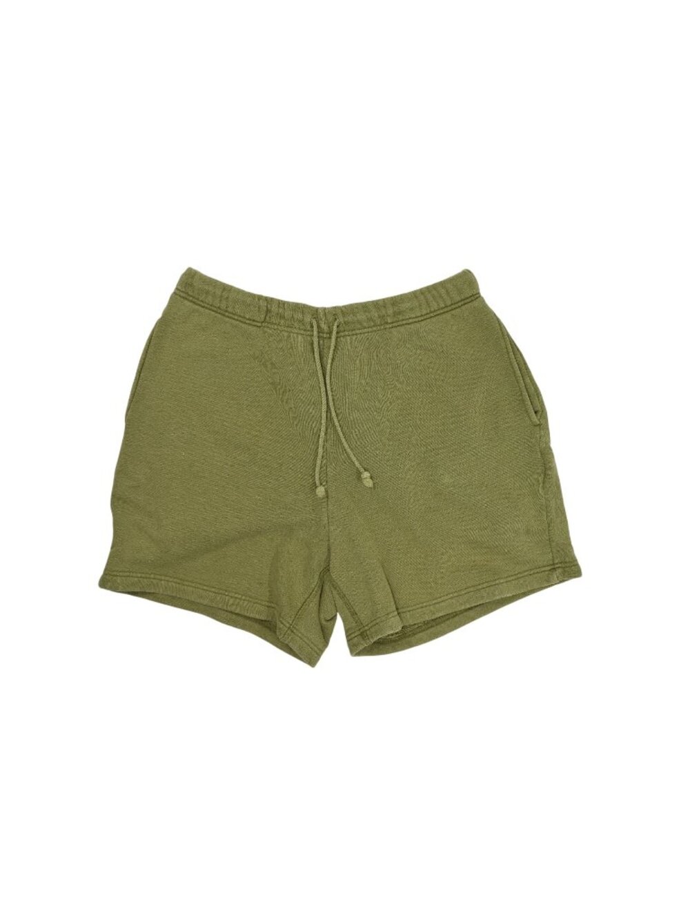 Elwood Core Organic Cotton Brushed Terry Sweat Short in Green
